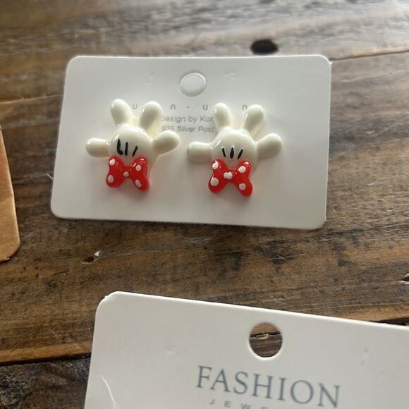 Disney Kids Red and Silver Charm Bracelet Set - Picture 3 of 7